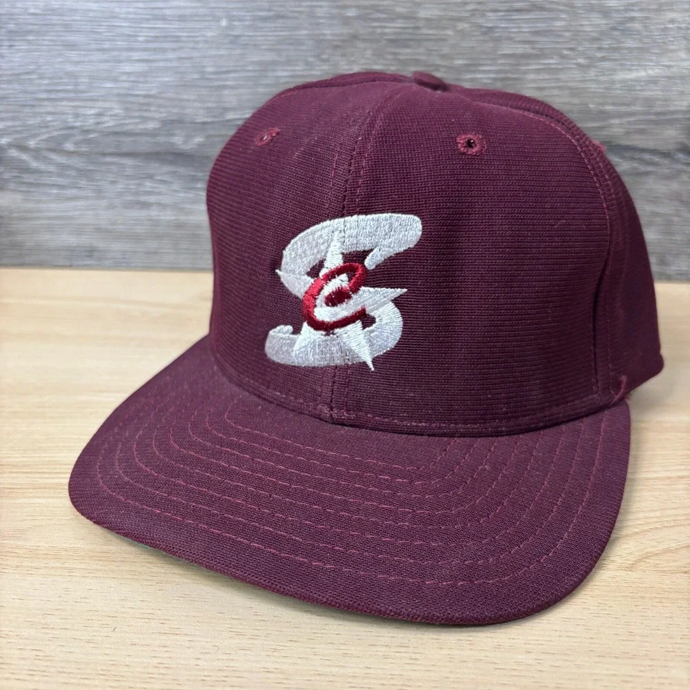 Vintage Florida Hat Cap Snap Back Maroon CS District 16 High School Baseball USA